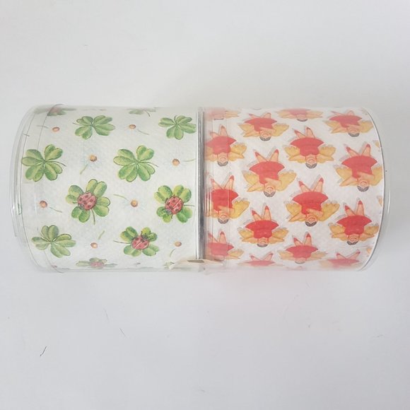 NEW TOPI Designer Rolls of Toilet Paper Themed Sheets Made in Germany - Picture 1 of 13